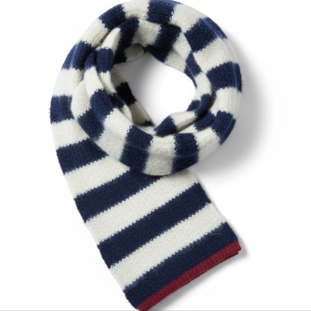EUC Adorable Rita Ora Primark Red White & Blue Long Scarf!